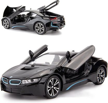 FrameYourWheels™ BMW i8 Diecast Car With Sound & Light | 1:24 Scale