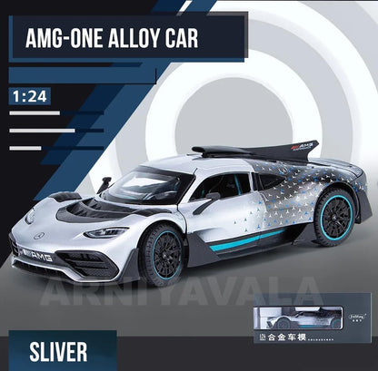 FrameYourWheels™ AMG Benz One Diecast Car With Sound & Light | 1:24 Scale