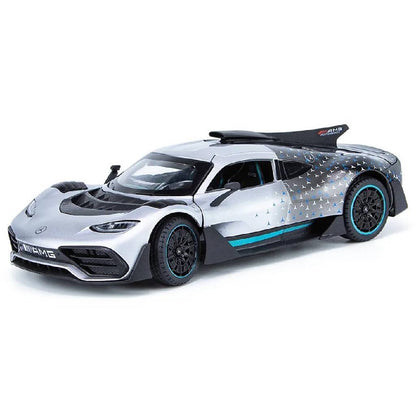 FrameYourWheels™ AMG Benz One Diecast Car With Sound & Light | 1:24 Scale